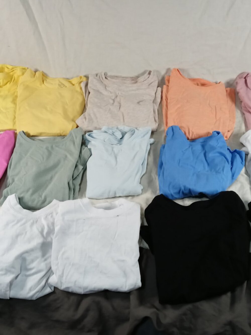 9 Wonder Nation Colorful Girls Short Sleeve T-Shirt Clothes Bundle in Great Cond